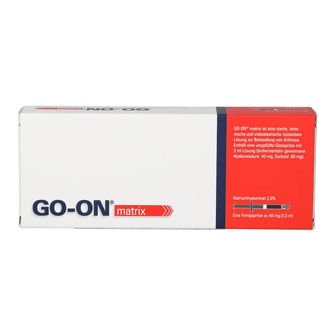 Frontansicht Go-On Matrix Verpackung