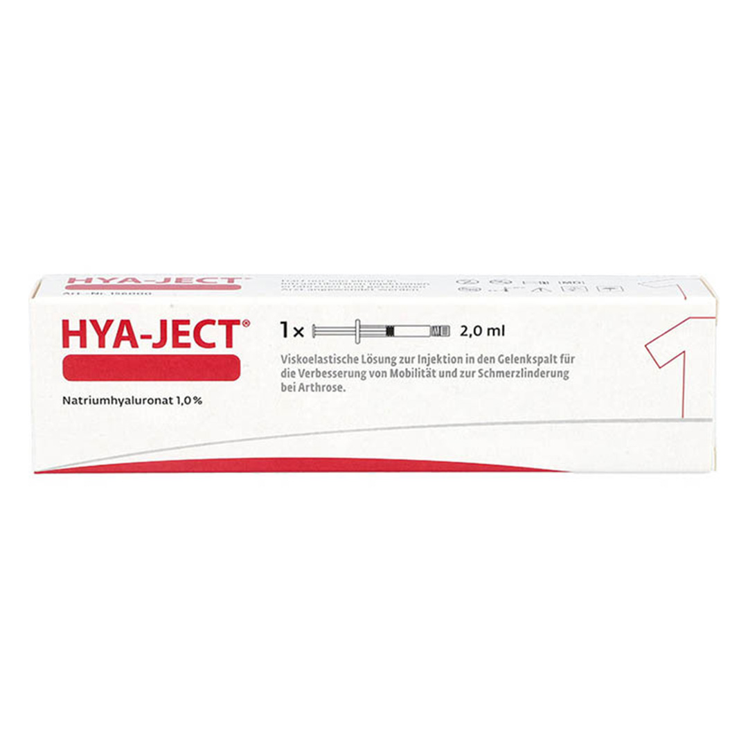 Frontansicht Hya-Ject Standard Verpackung