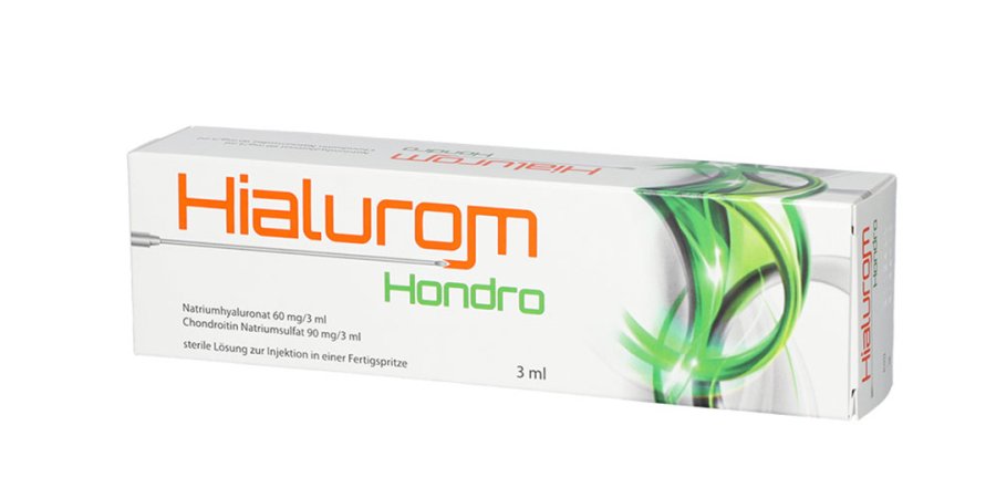 Seitenansicht Hialurom Hondro Verpackung