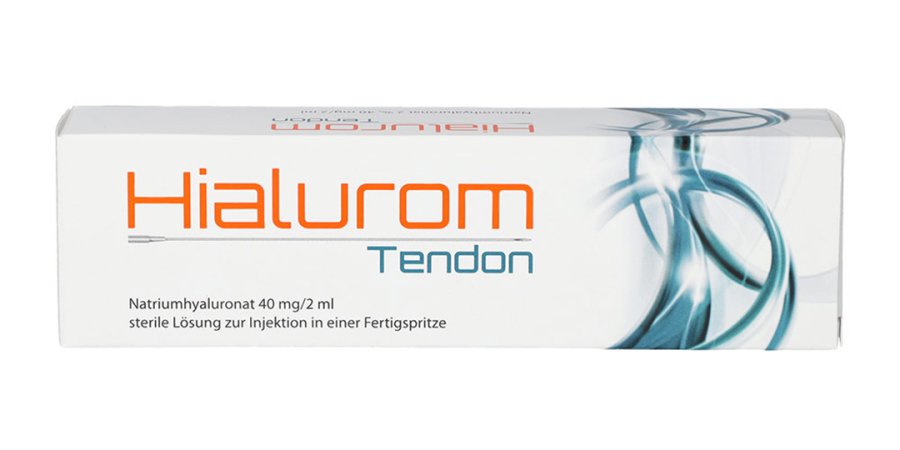 Frontansicht Hialurom Tendon Verpackung
